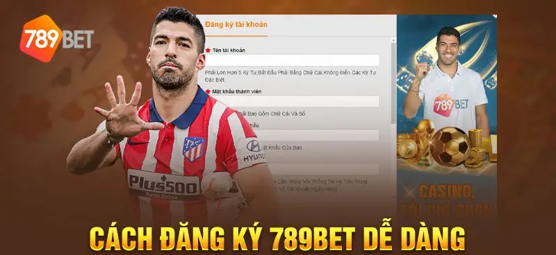 Trải nghiệm đỉnh cao cá cược Hướng dẫn đăng ký nhà cái 789bet chi tiết